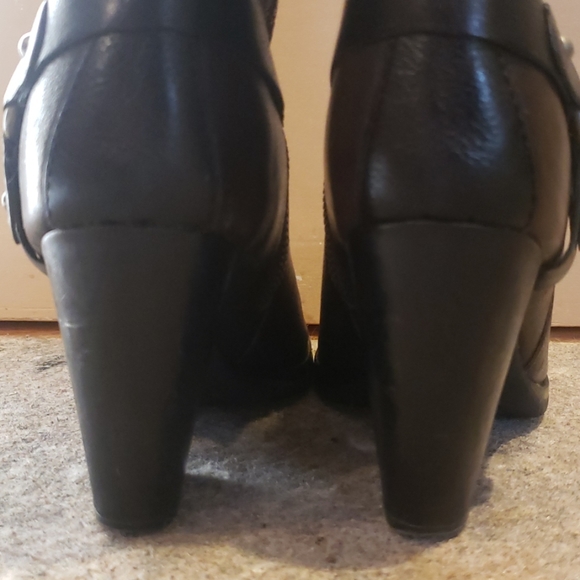 Kork-ease Olson chunky heel leather boots sz. 6.5 - Picture 5 of 8